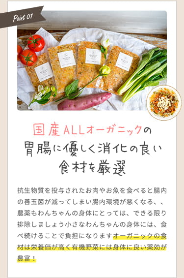 【国産ALLオーガニックの胃腸に優しく消化の良い食材を厳選】オーガニックの食材は栄養価が高く有機野菜には身体に良い薬効が豊富！